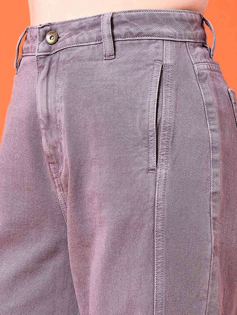 women plain mid rise wide leg jeans - 22382047 -  Standard Image - 1