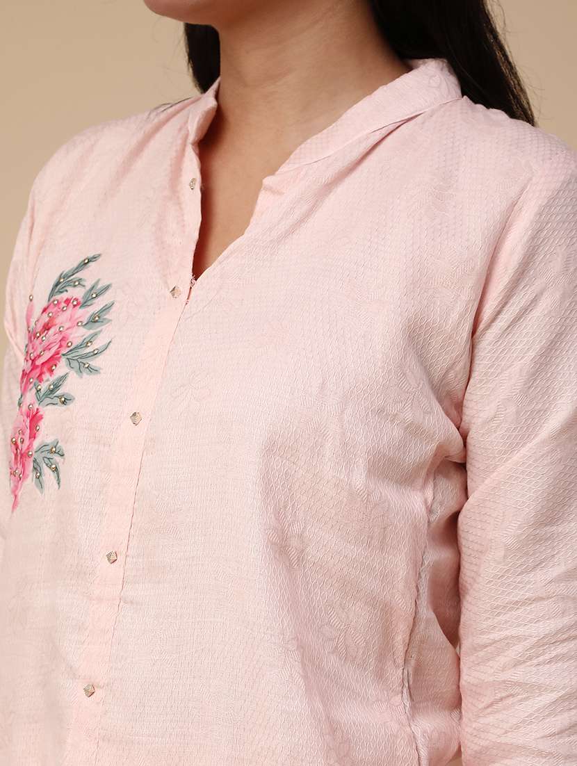 pink cotton coord set - 22382050 -  Standard Image - 4