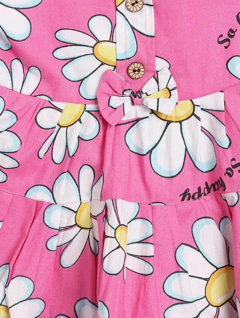 girls printed sleeveless frock - 22382090 -  Standard Image - 4