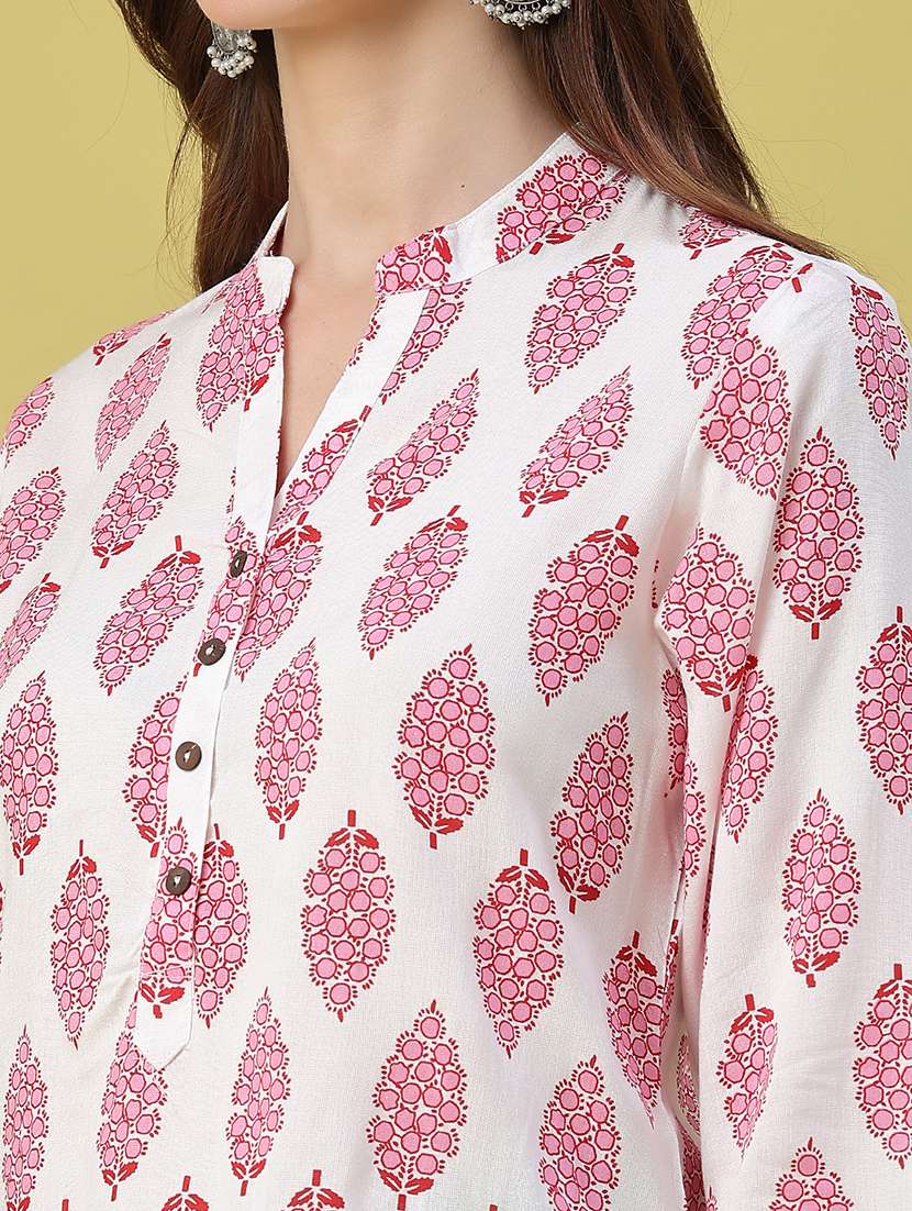 straight printed kurti - 22382177 -  Standard Image - 1