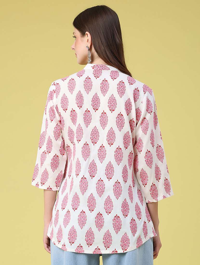 straight printed kurti - 22382177 -  Standard Image - 4