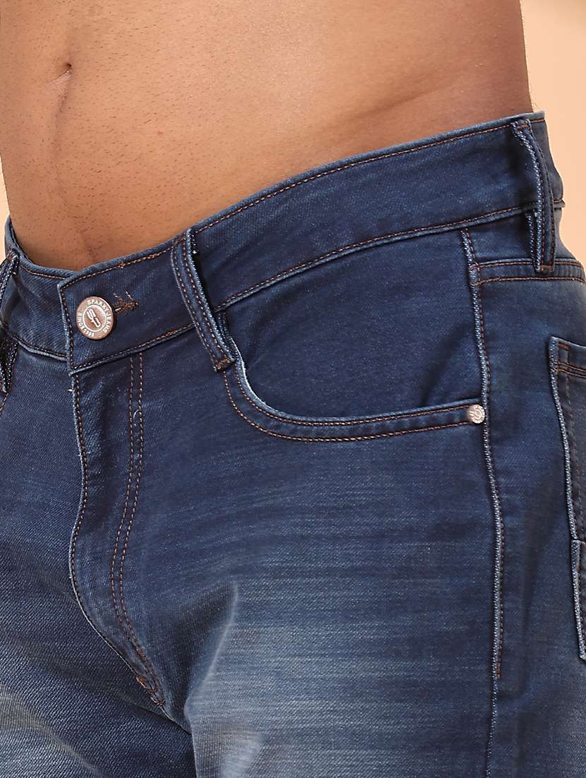 men washed mid rise full length straight jeans - 22382483 -  Standard Image - 1