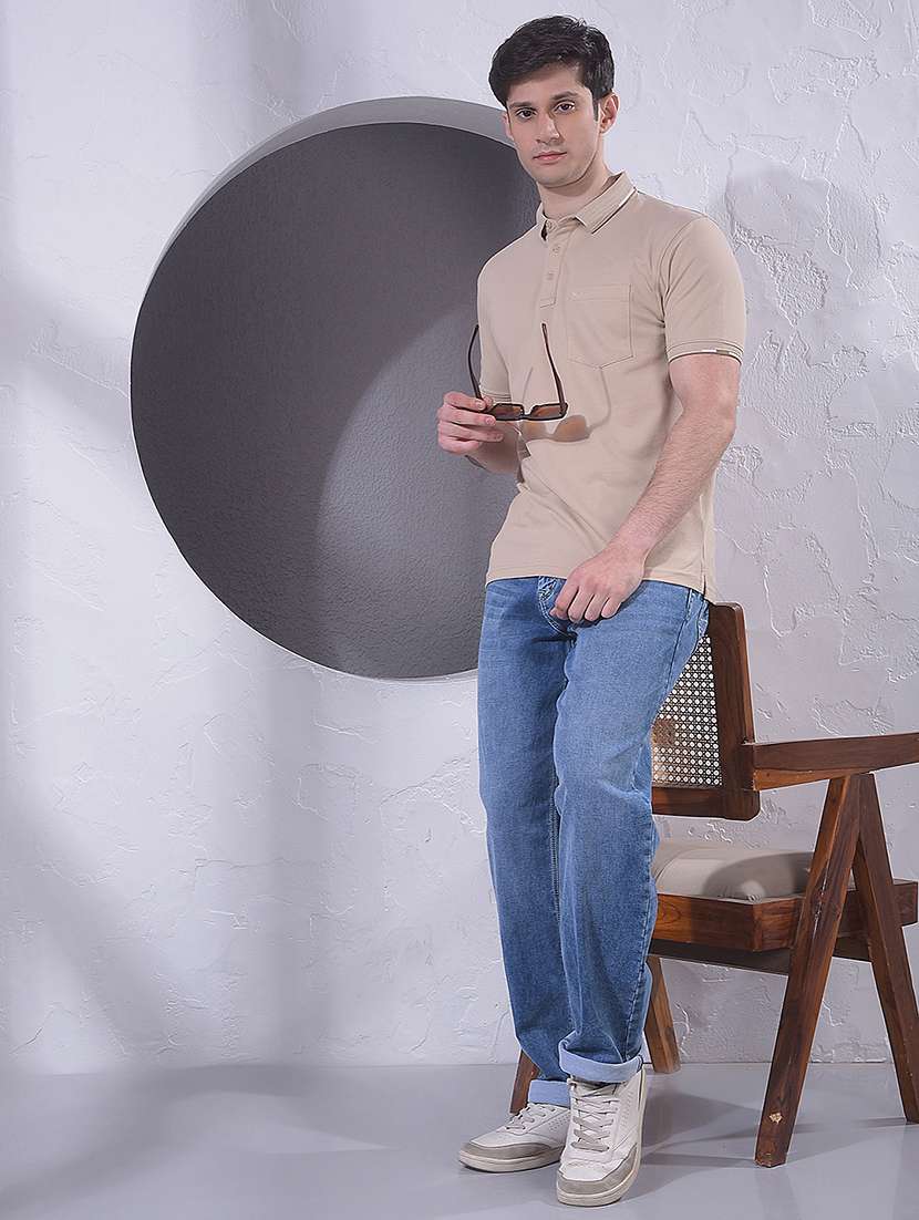 Men Washed Mid Rise Full Length Jeans - 22383411 -  Standard Image - 6