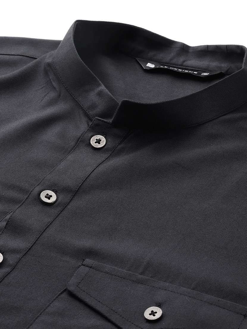 men solid long sleeve pathani ethnic wear set - 22383948 -  Standard Image - 1