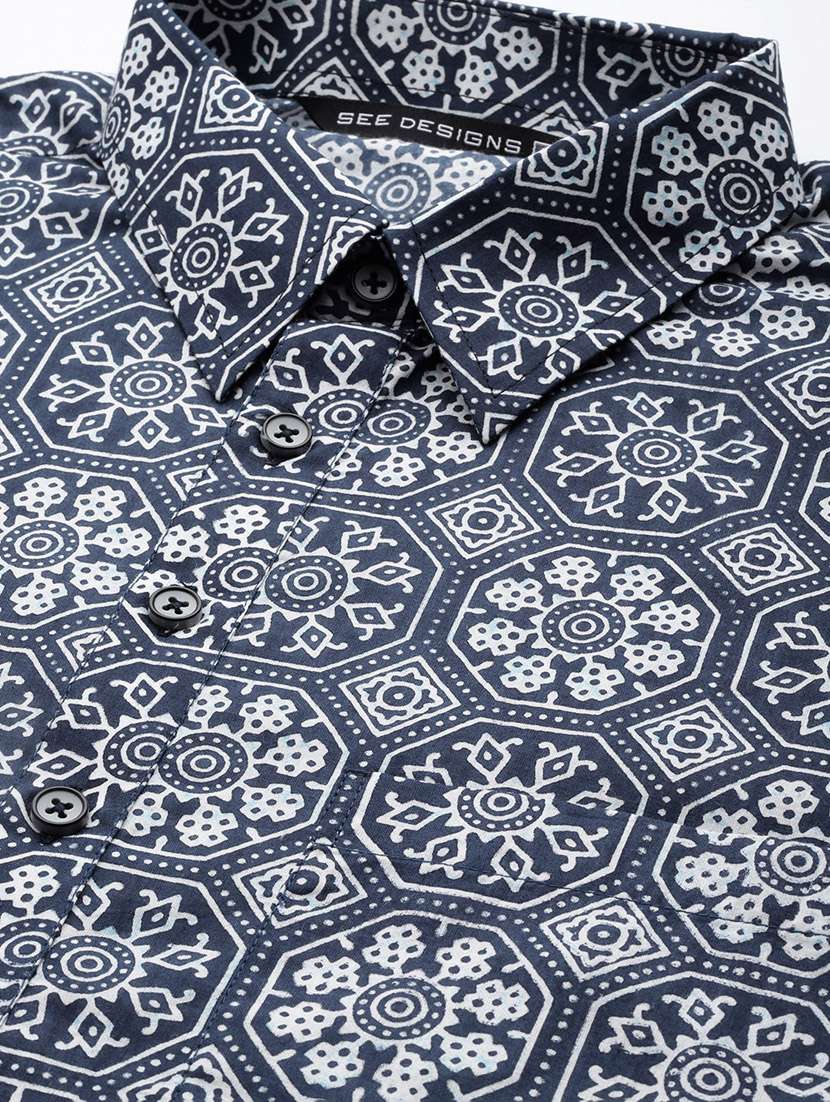 Men Printed Long Sleeve Pathani Set - 22384084 -  Standard Image - 1