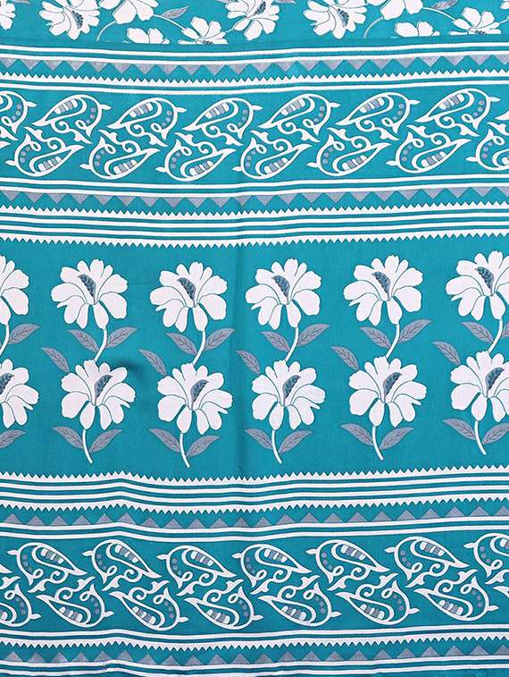 women printed casual wear saree with blouse - 22384199 -  Standard Image - 4