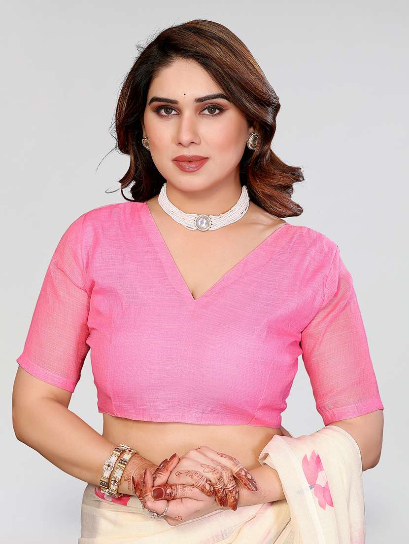 women printed casual wear saree with blouse - 22384708 -  Standard Image - 4