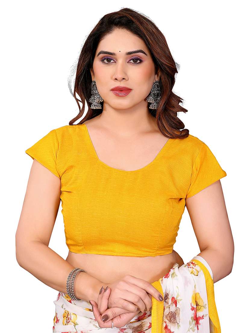 women printed casual wear saree with blouse - 22384754 -  Standard Image - 4