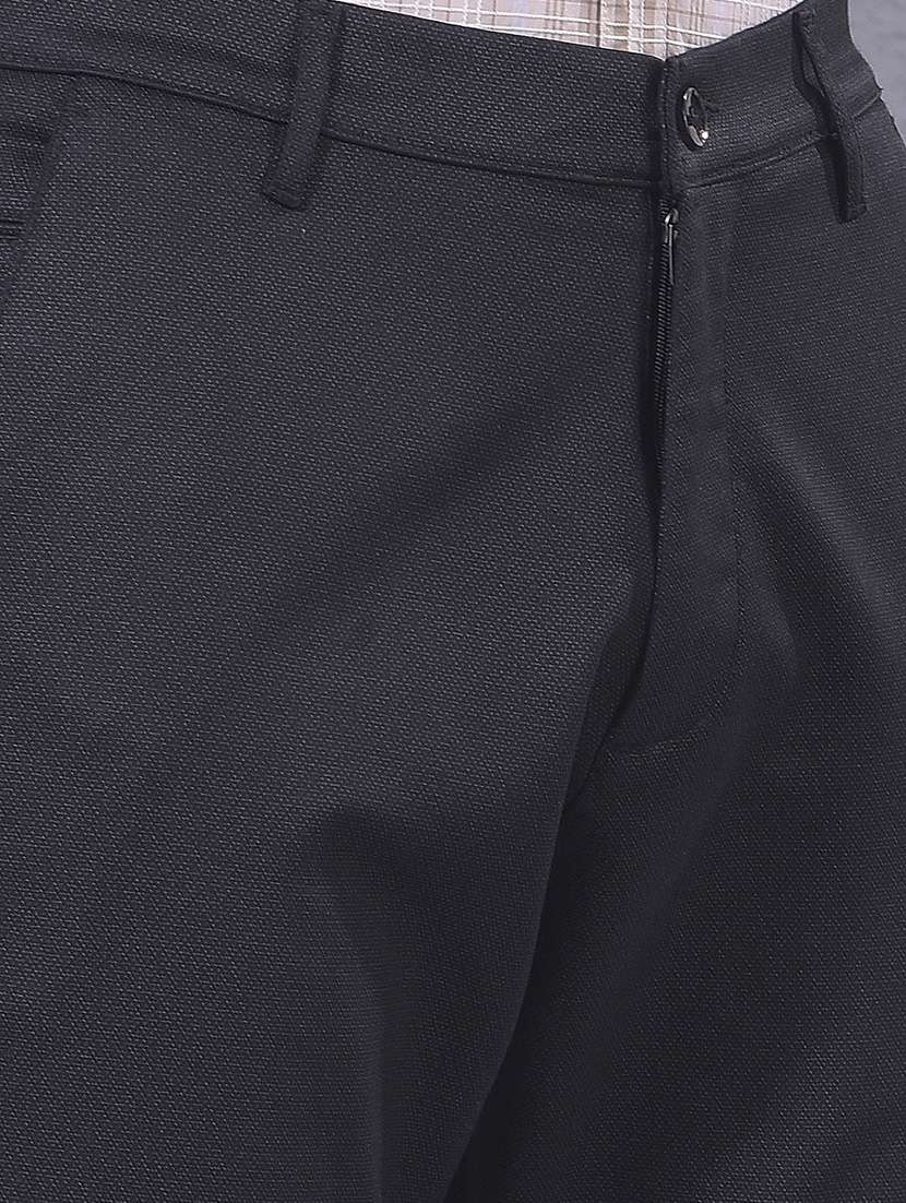 men solid mid rise chinos casual trouser - 22385080 -  Standard Image - 1
