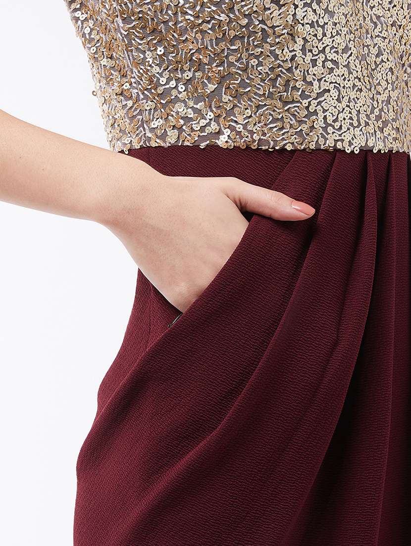 women embellished sleeveless sheath dress - 22385283 -  Standard Image - 4