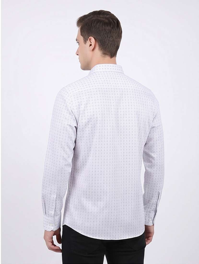 Men Printed Long Sleeve Regular Fit Casual Shirt - 22385631 -  Standard Image - 4