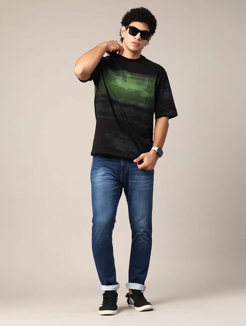 Men Washed Mid Rise Slim Fit Jeans - 22385899 -  Standard Image - 4