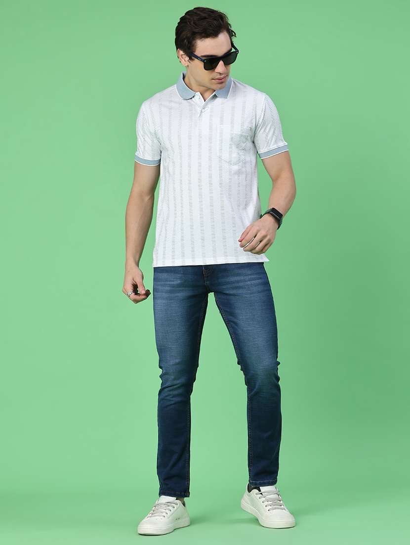 men washed mid rise slim fit jeans - 22385901 -  Standard Image - 4