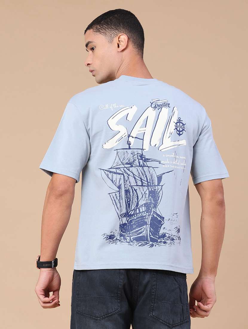 men printed short sleeve regular fit t-shirt - 22386400 -  Standard Image - 4