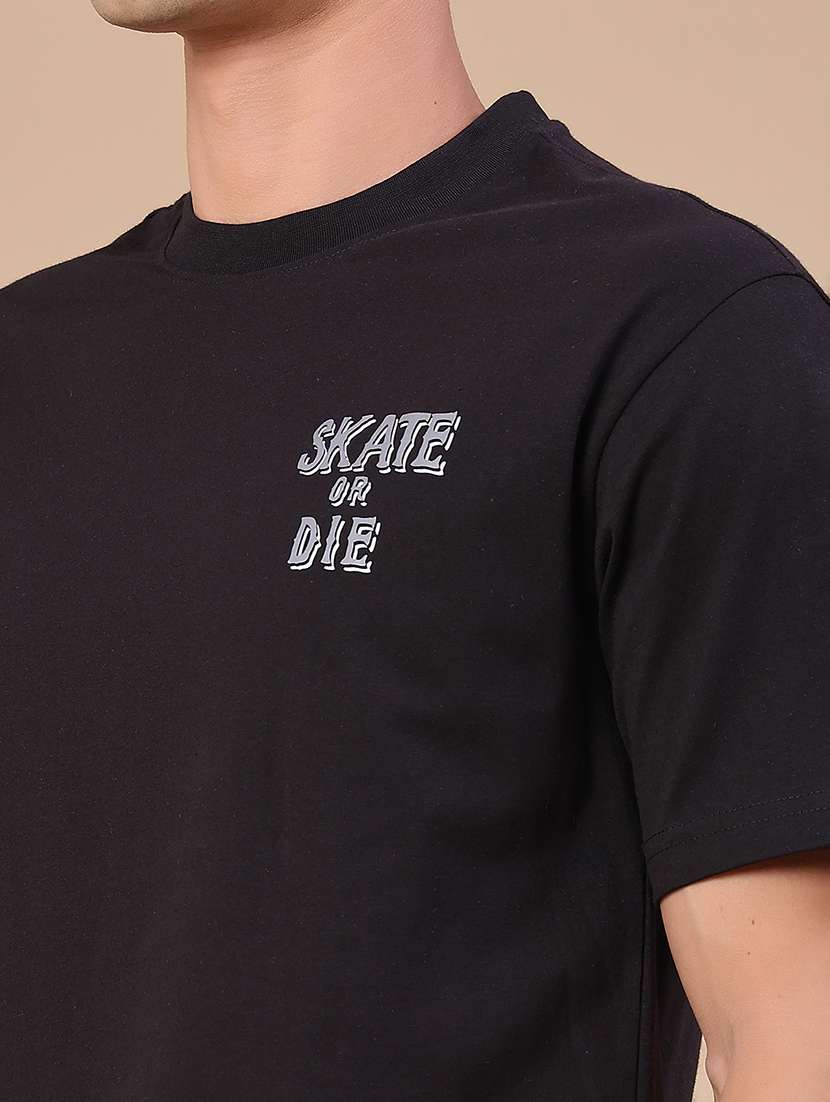 men printed short sleeve regular fit t-shirt - 22386403 -  Standard Image - 1