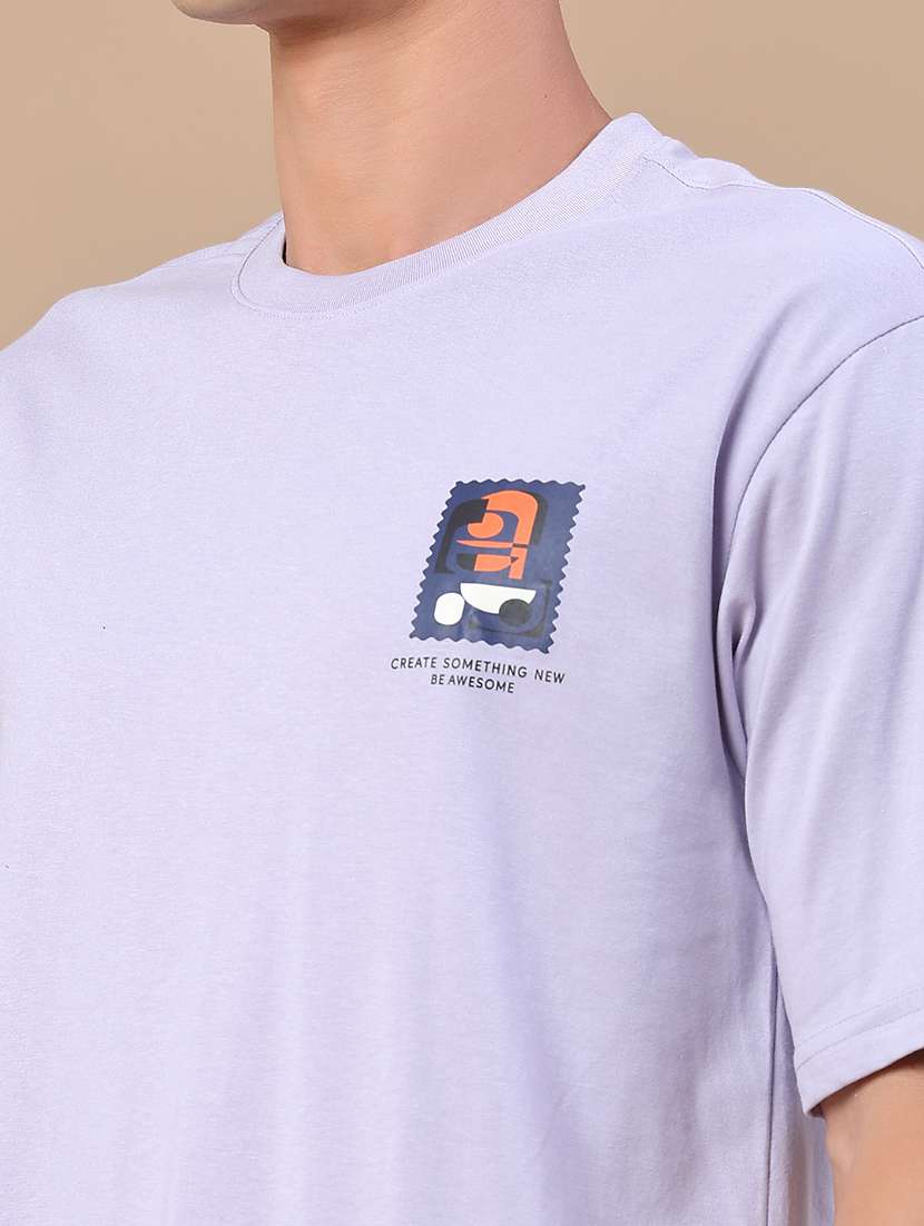 men printed short sleeve regular fit t-shirt - 22386405 -  Standard Image - 1