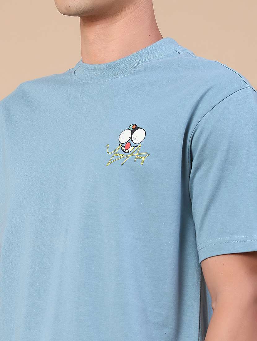 men printed short sleeve regular fit t-shirt - 22386406 -  Standard Image - 1