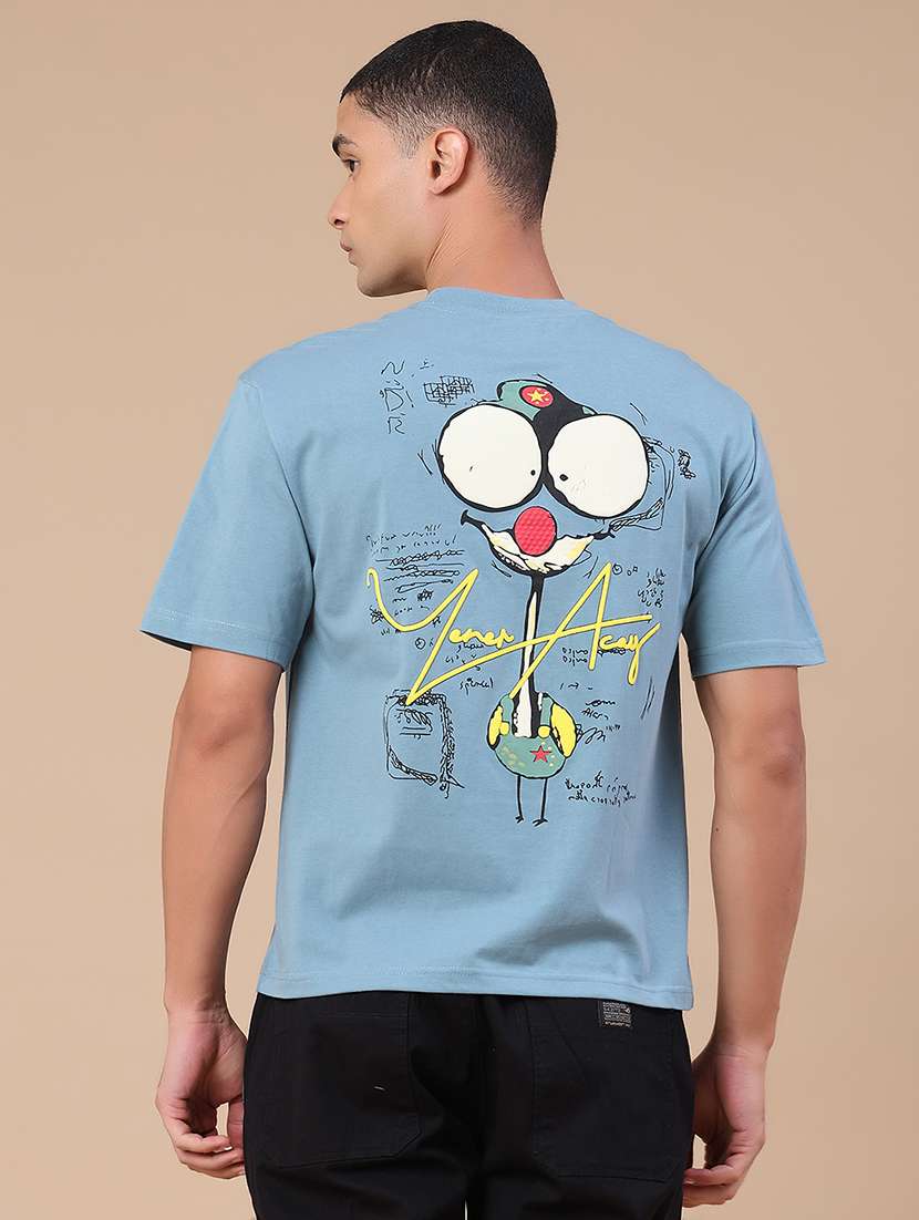 men printed short sleeve regular fit t-shirt - 22386406 -  Standard Image - 4