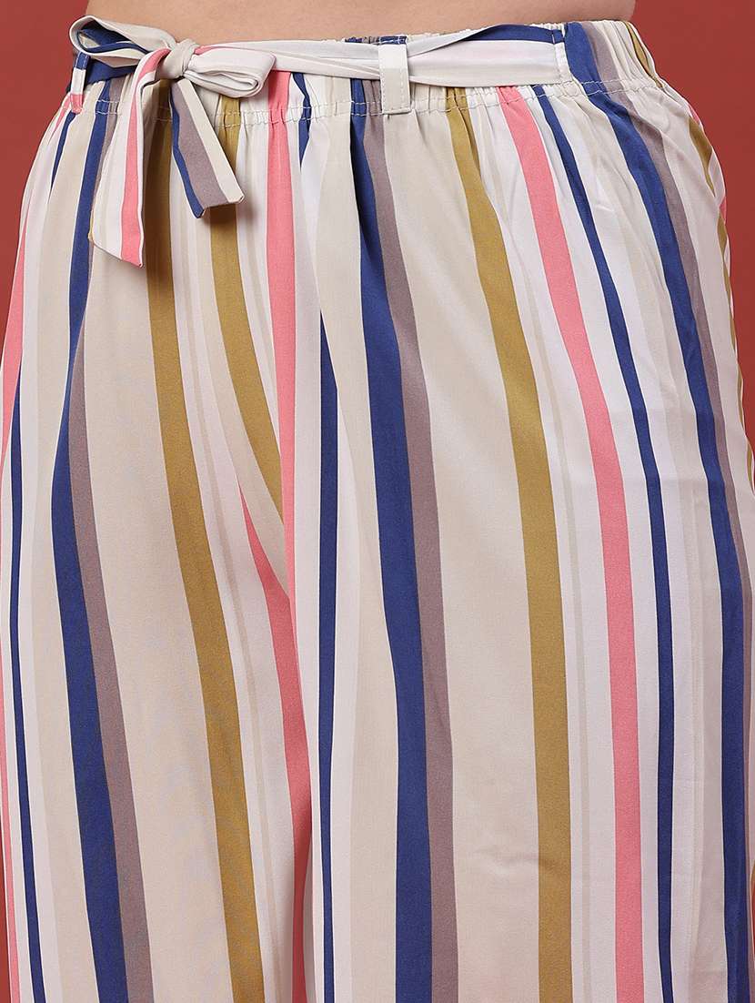 women printed mid rise relaxed fit culottes - 22386514 -  Standard Image - 1