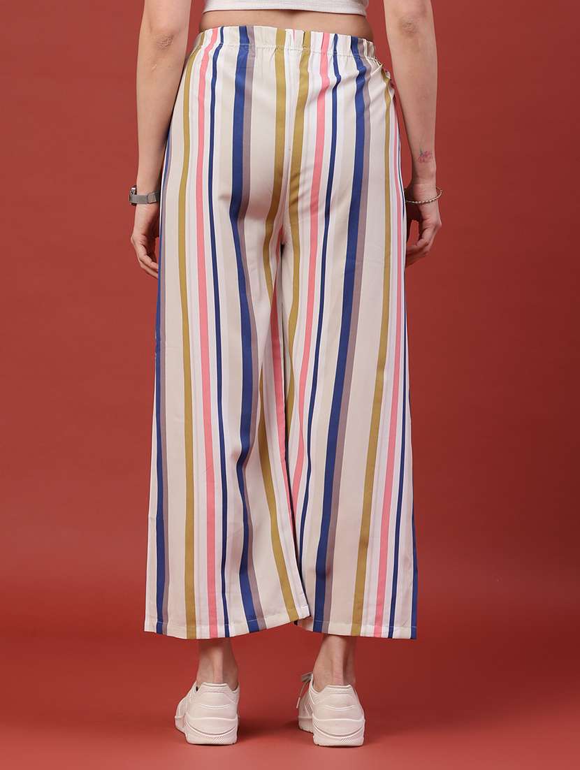 women printed mid rise relaxed fit culottes - 22386514 -  Standard Image - 4