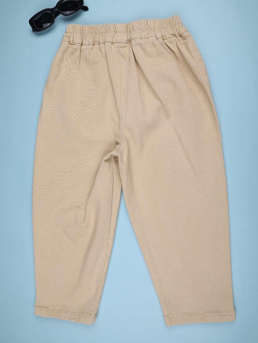 beige poly cotton plain cargo - 22386601 -  Standard Image - 1