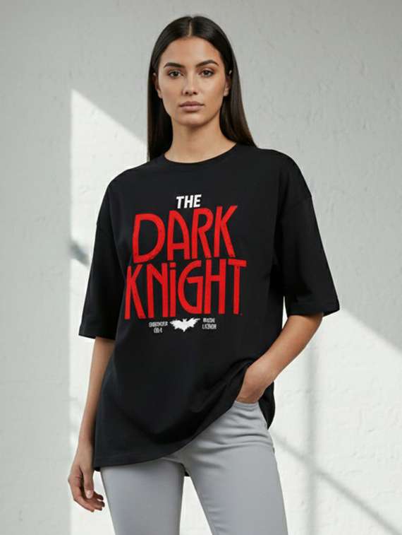 women printed short sleeve oversized t-shirt