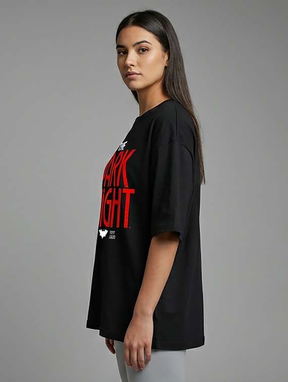 women printed short sleeve oversized t-shirt - 22387131 -  Standard Image - 1