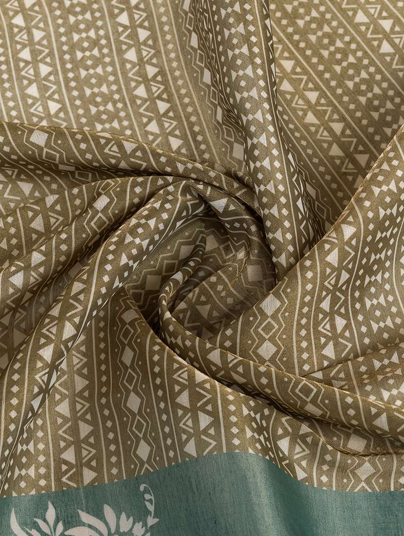 women printed casual wear saree with blouse - 22388919 -  Standard Image - 1