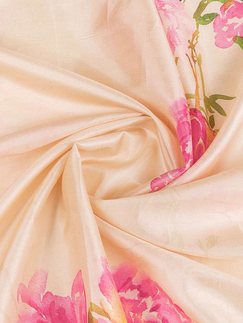 women printed casual wear saree with blouse - 22388952 -  Standard Image - 1