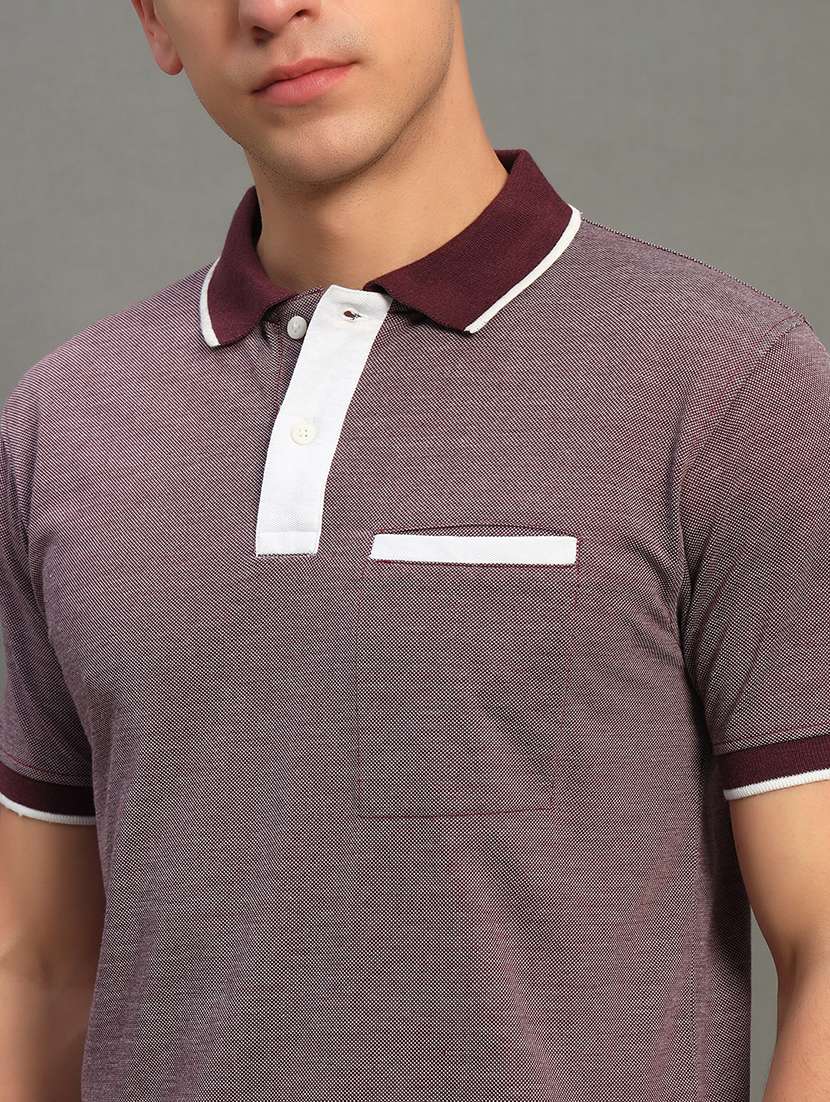 men solid short sleeve regular fit polo t-shirt - 22389968 -  Standard Image - 1