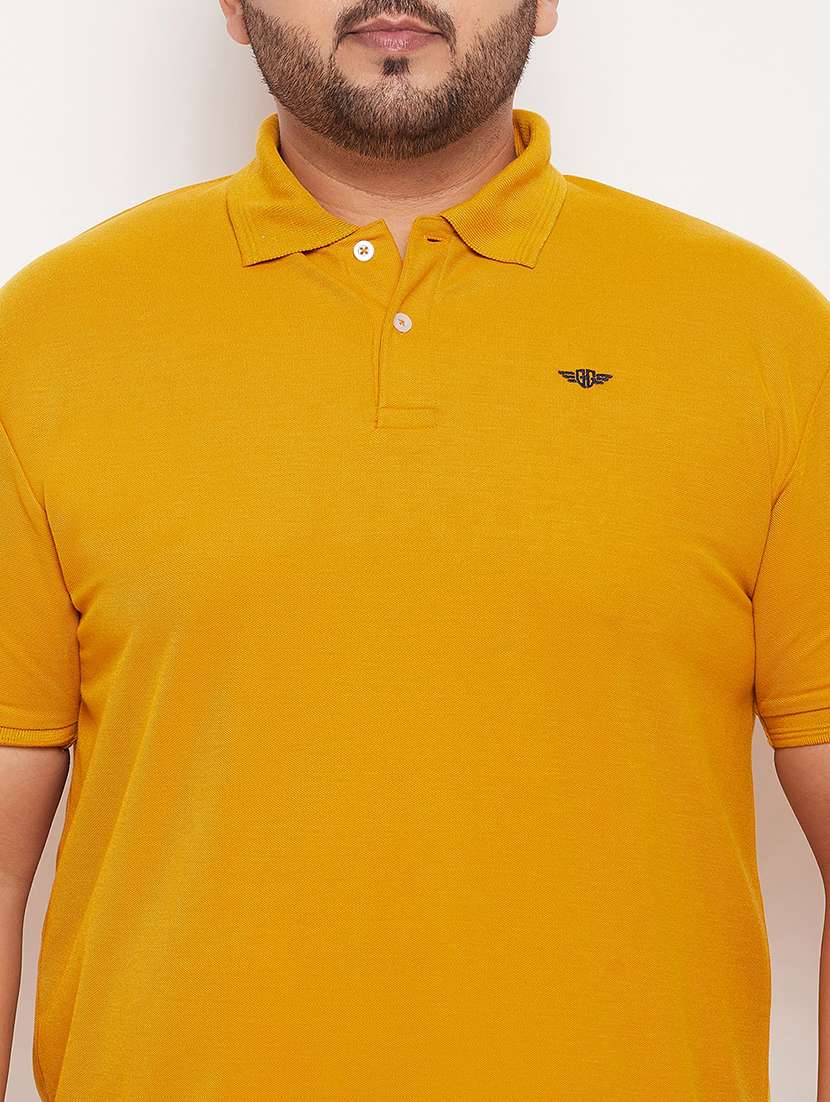 men solid short sleeve regular fit polo t-shirt - 22390078 -  Standard Image - 1