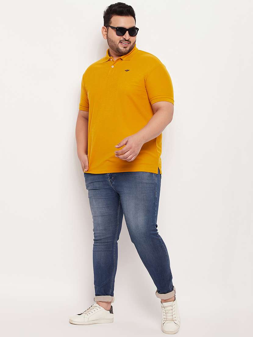 men solid short sleeve regular fit polo t-shirt - 22390078 -  Standard Image - 4