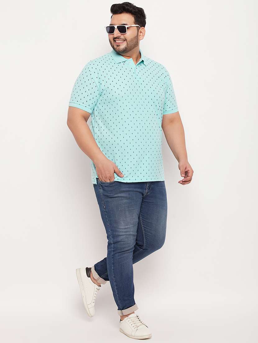 men printed short sleeve regular fit polo t-shirt - 22390081 -  Standard Image - 4