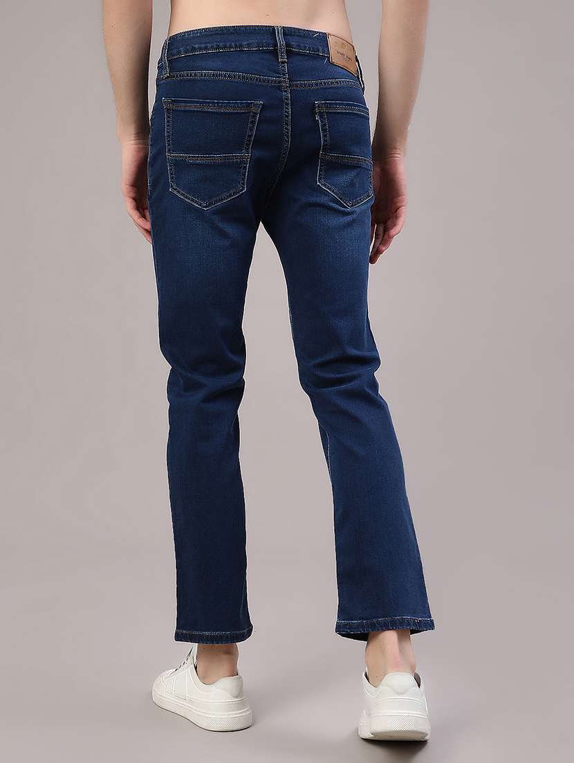 men washed mid rise slim fit jeans - 22391044 -  Standard Image - 4