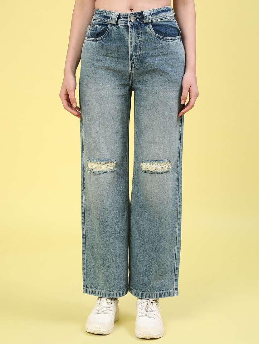 blue cotton jeans