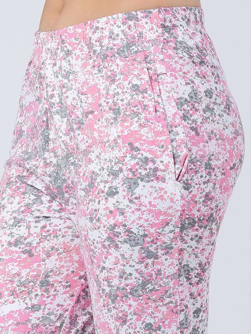 women printed mid rise pajama - 22391197 -  Standard Image - 1