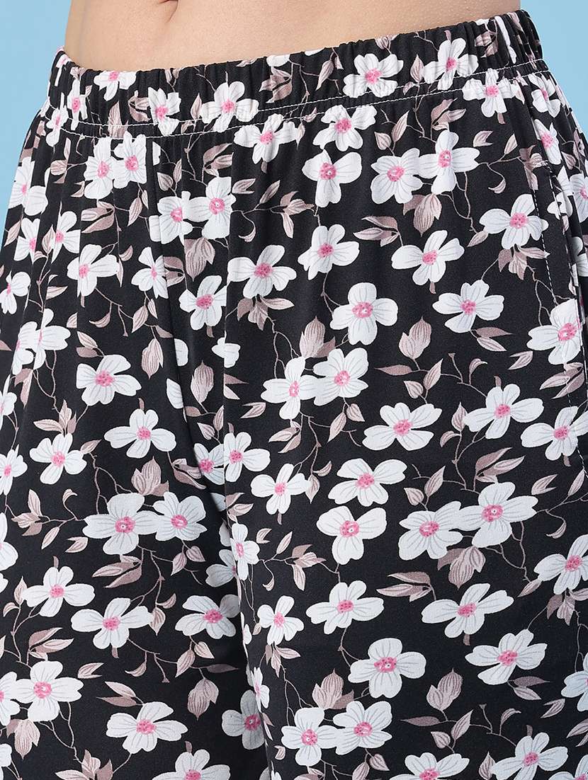 women floral printed mid rise pajama - 22391200 -  Standard Image - 1