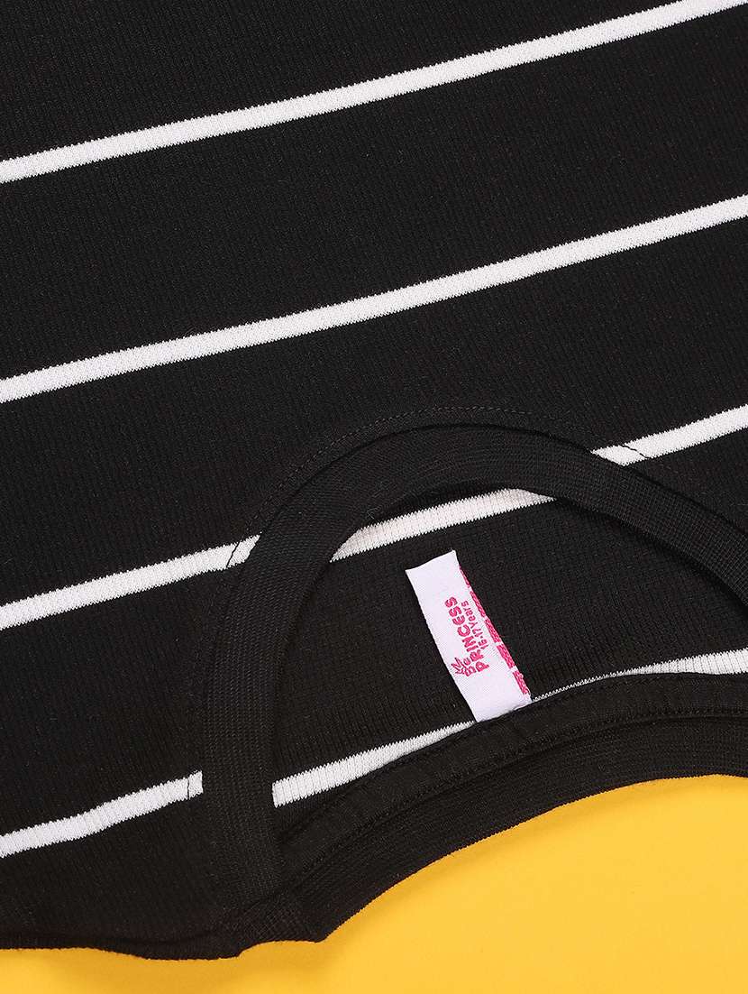 women striped round short sleeves neck tee - 22391240 -  Standard Image - 4