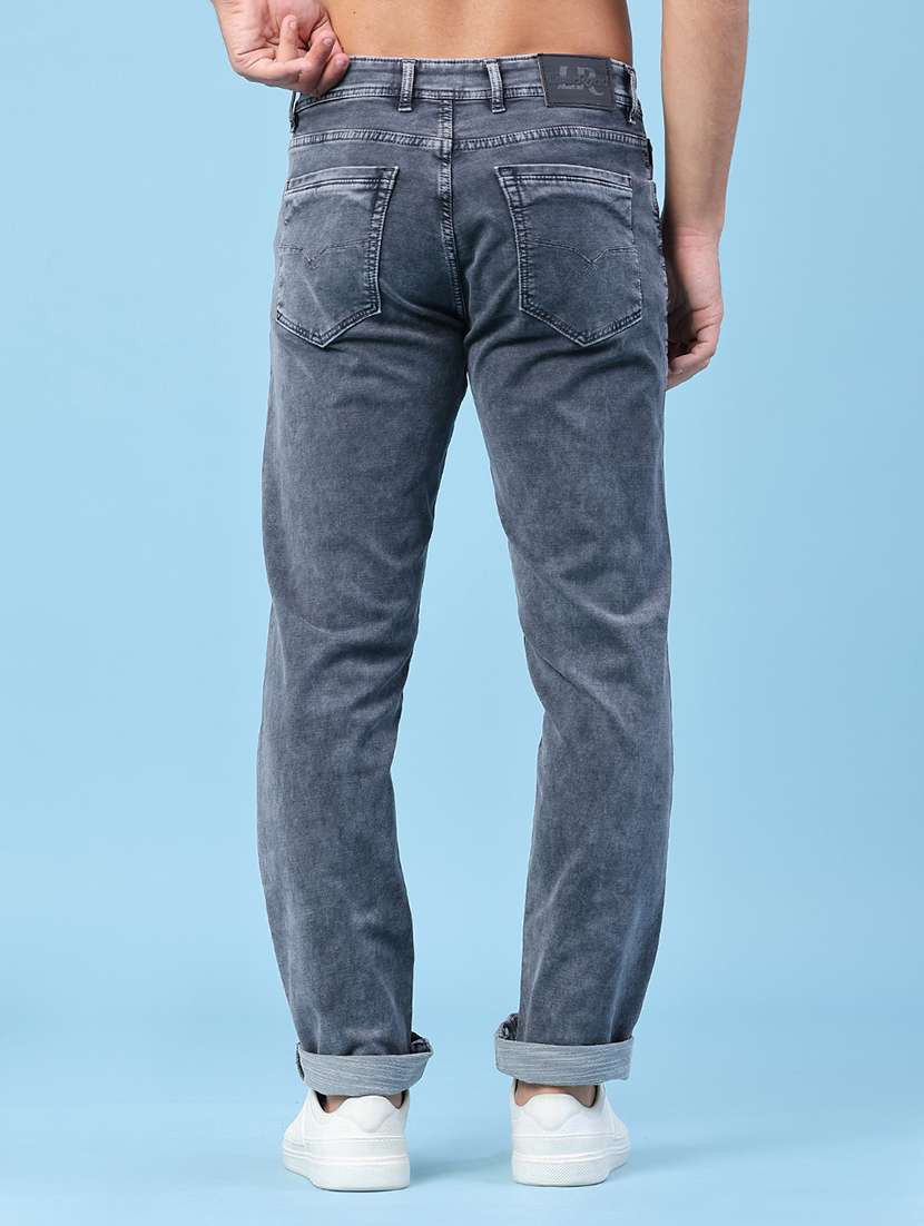 Men Washed Mid Rise Slim Fit Jeans - 22391274 -  Standard Image - 4