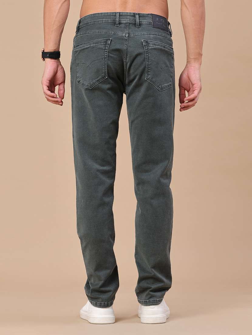 men solid mid rise slim fit jeans - 22391277 -  Standard Image - 4
