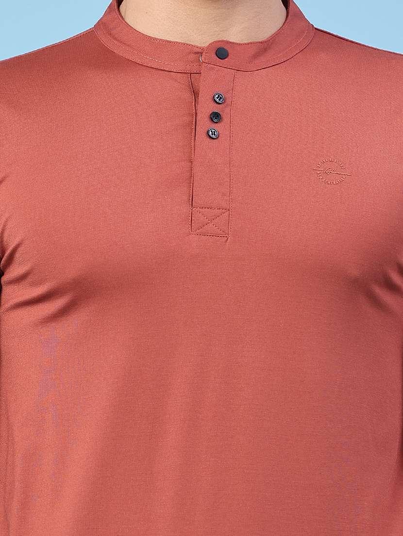 men solid short sleeve slim fit t-shirt - 22391297 -  Standard Image - 1