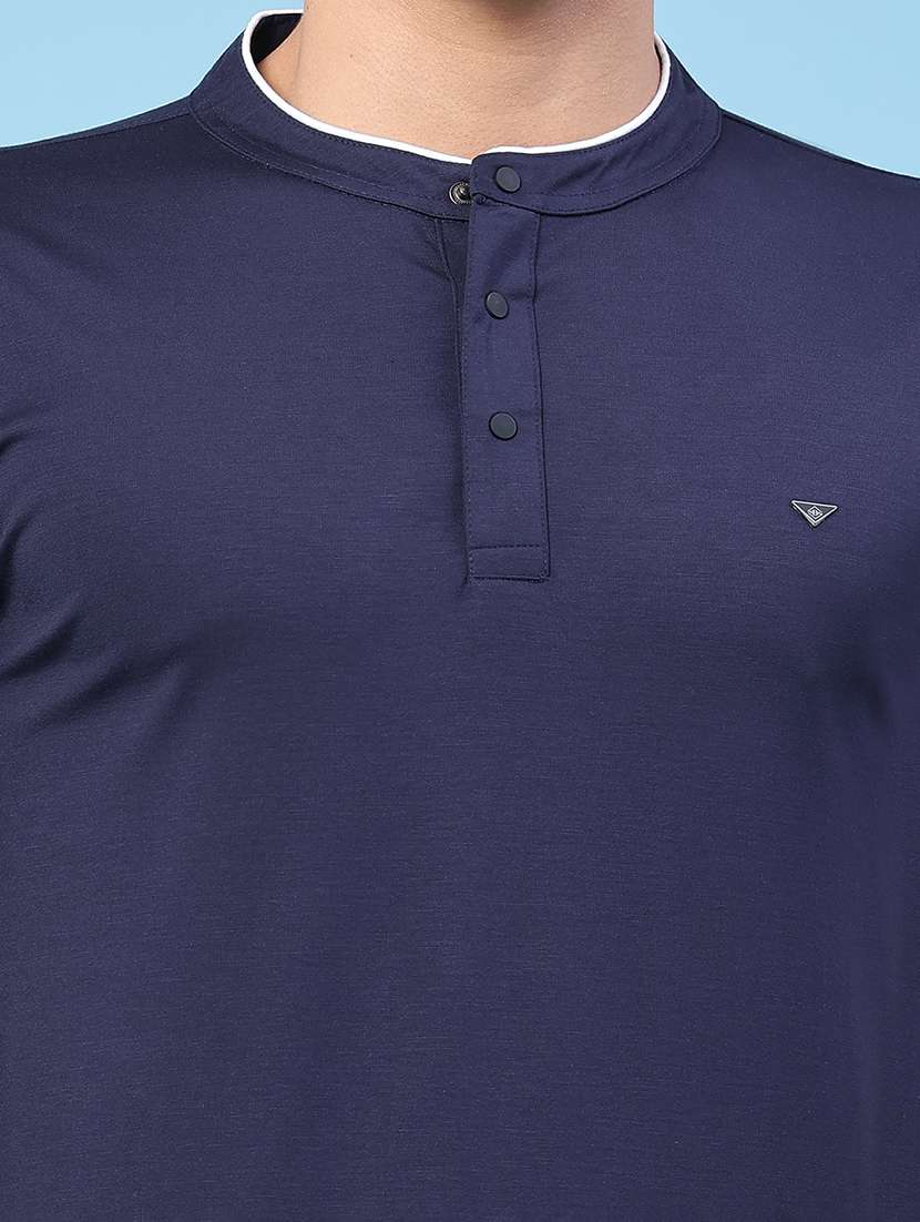 men solid short sleeve slim fit t-shirt - 22391301 -  Standard Image - 1
