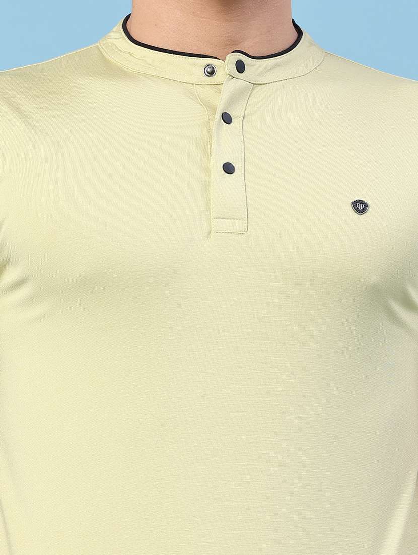 men solid short sleeve slim fit t-shirt - 22391305 -  Standard Image - 1