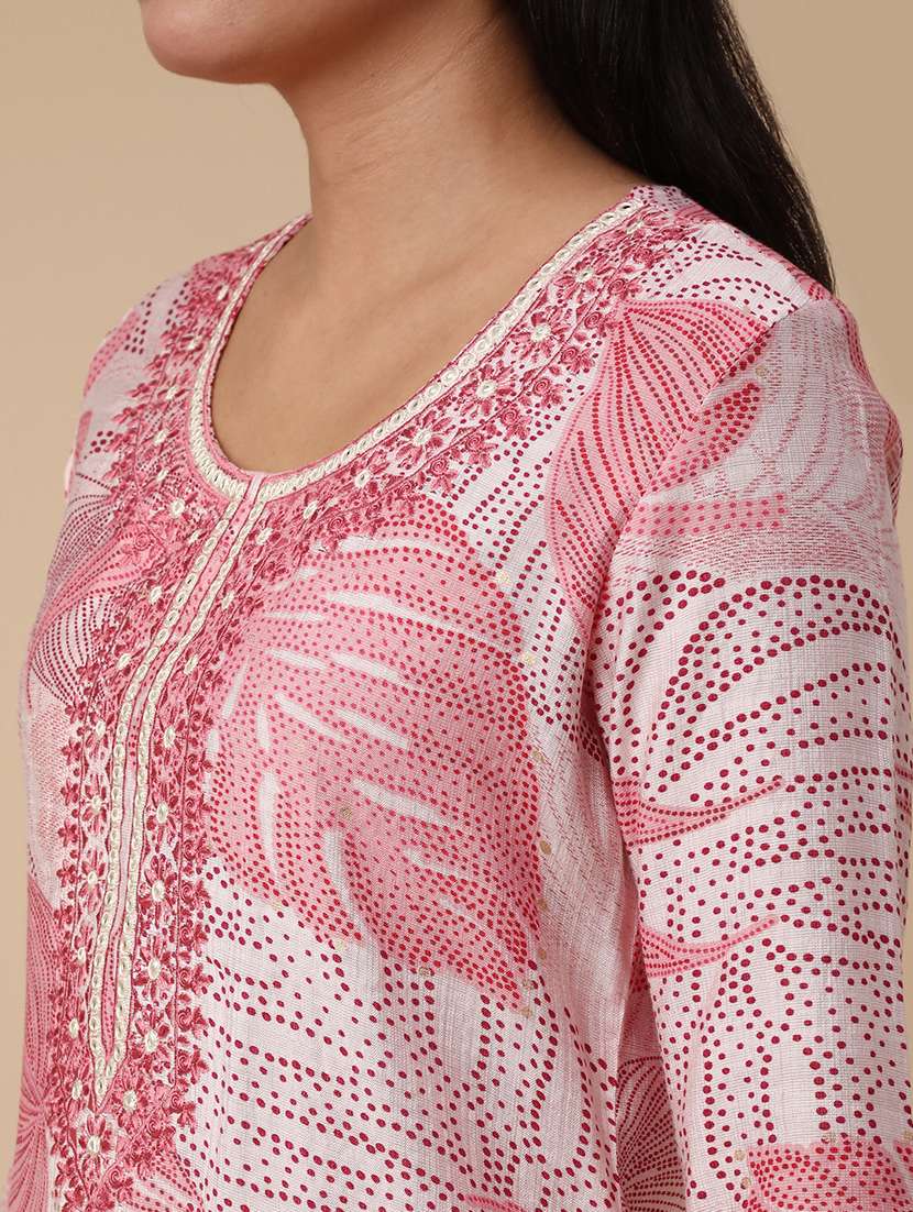pink cotton kurta pant  set - 22391447 -  Standard Image - 1