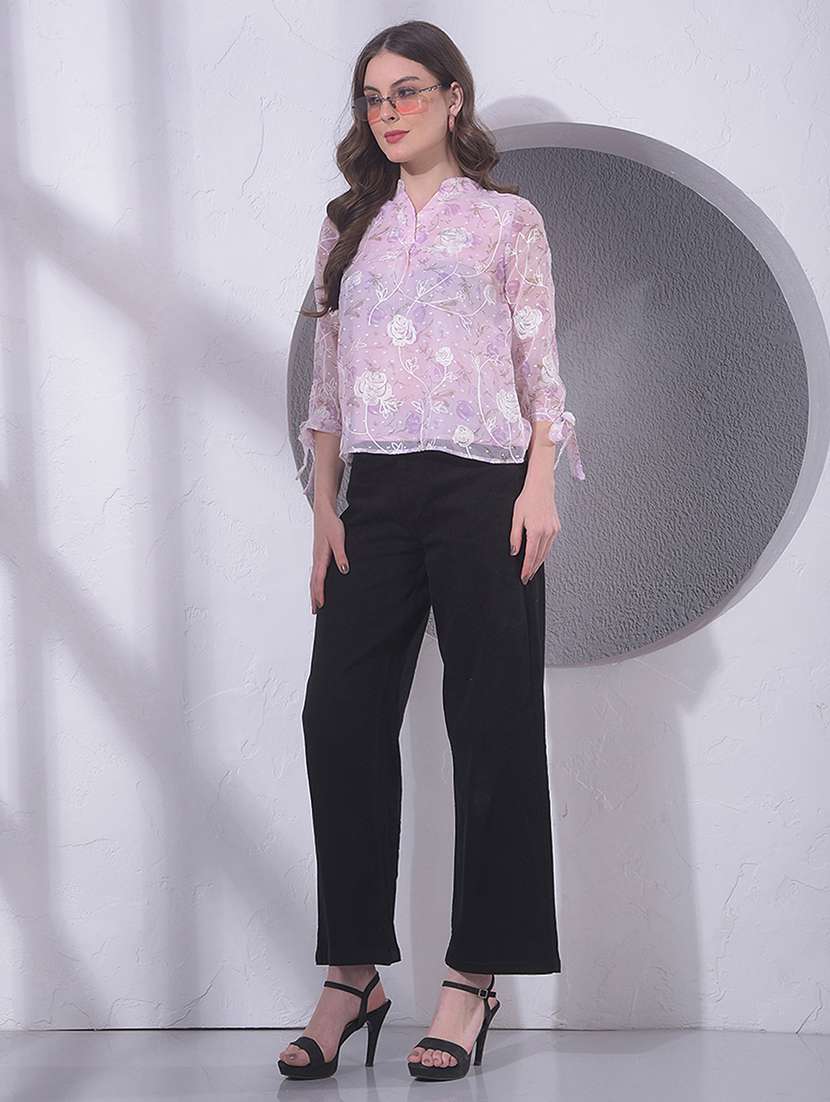 Women Three Quarter Sleeve Regular Top - 22391599 -  Standard Image - 6