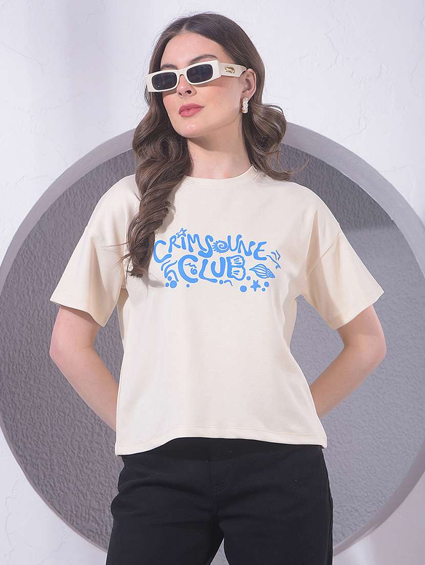 women printed short sleeve t-shirt