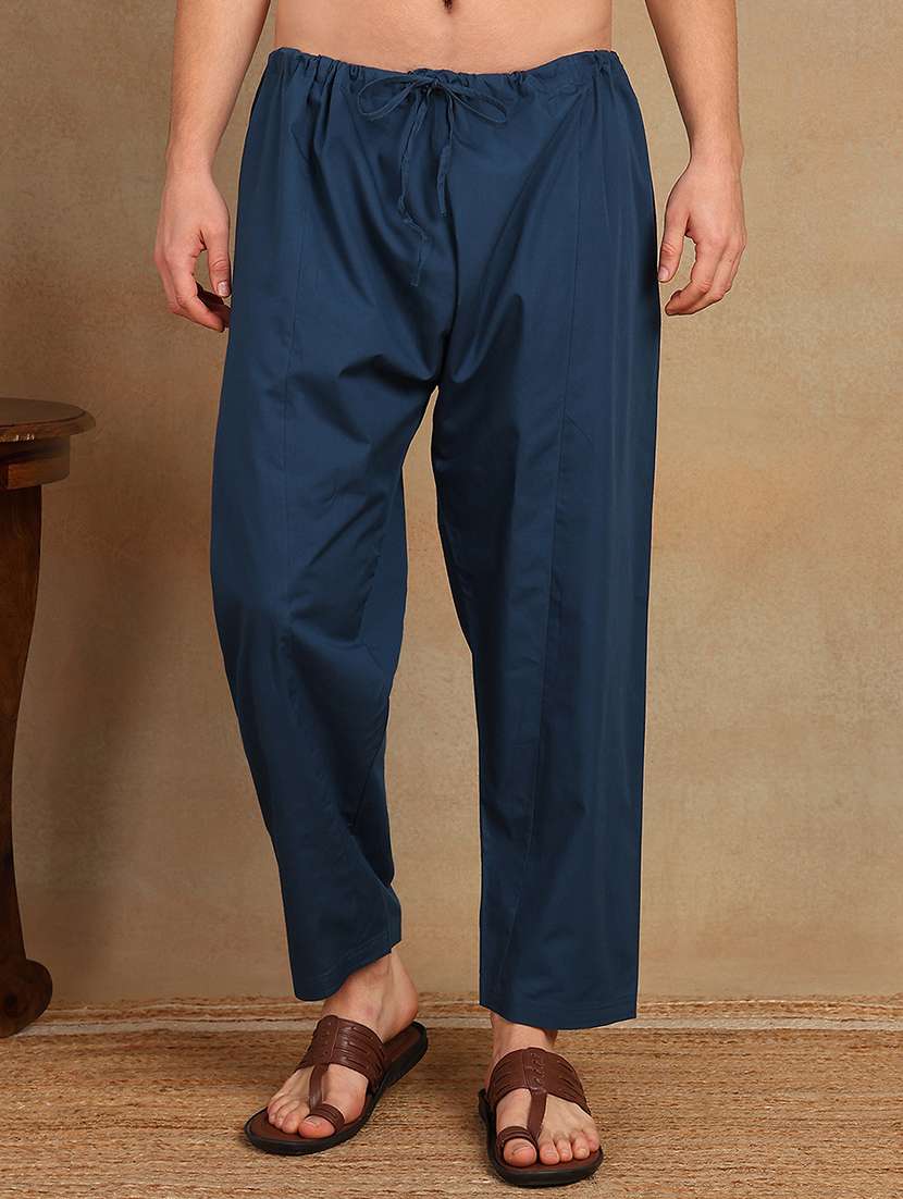 men solid long sleeve pathani set - 22391709 -  Standard Image - 4