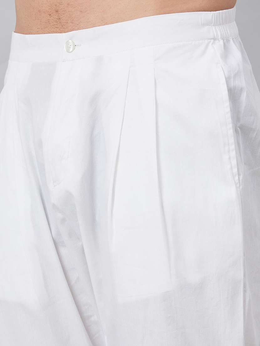 men solid mid rise pyjama - 22392327 -  Standard Image - 1