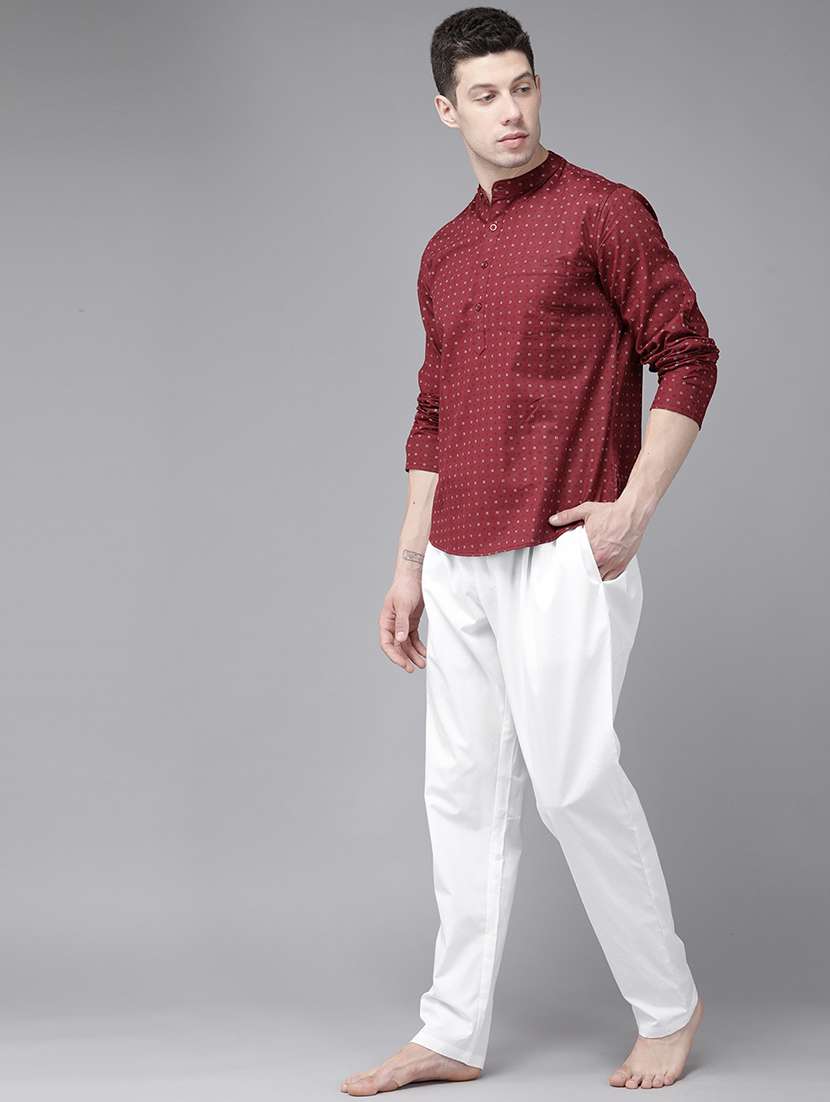men solid mid rise pyjama - 22392330 -  Standard Image - 4