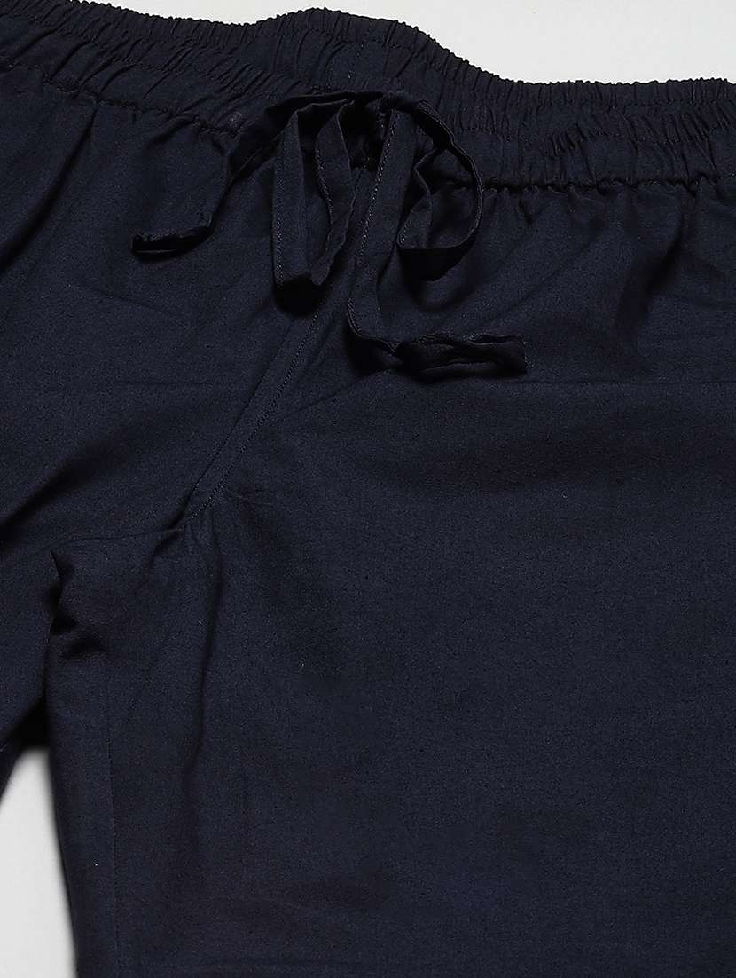 men solid mid rise pyjama - 22392337 -  Standard Image - 1